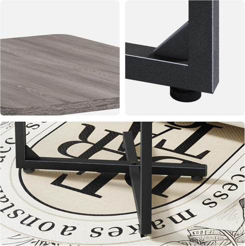 Generic ET-X-GYW1 NEFROM C-Shaped End Table, Small Couch Side Table, Sofa TV Tray Table for Living Room, Bedroom
