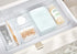 iDesign Clarity Plastic Drawer Organizer for Vanity, Bathroom, Kitchen Storage, 8" x 4" x 2", Clear