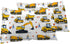 3D 1 2 Yasida Full Size Bed Sheets Boys Full Car Fitted Sheet Cartoon Excavator Truck Lifter Bedding Printed Washable