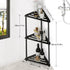 3 Standing Shower Caddy Corner, Tier Stainless Steel Shower Organizer Stand, Rustproof Corner Shower Shelves, Corner