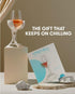 VoChill Stemmed Wine Glass Chiller | Made in USA | Quartz Single - Keeps Wine Perfectly Chilled in Your Glass