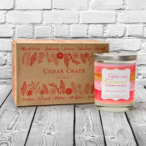 You are Awesome! Best Friend Candle, Friendship Gifts for Women, Birthday Gifts for Friends, Christmas Candle, Vanilla