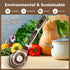 Pakkawood Deep Soup Ladles, Wooden Big Soup Ladle for Cooking, Deep Ladle Spoons, Wood Kitchen Utensils Set Spoon for Cooking