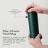 Firebelly Tea, Travel Tea Infuser Mug with Strainer, Insulated Tumbler for Loose Leaf Tea or Coffee, Leakproof Bottle