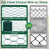 4 236 Inch Floral Chicken Mesh for Craft, x Galvanized Hexagonal Netting Roll, Lightweight Garden Poultry Fence
