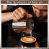 Dandat 8 Pcs Milk Frothing Pitcher Set - 12 Oz Stainless Steel Frother Cup for Espresso and Latte Art