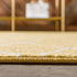 Unique Loom Trellis Frieze Collection Area Rug - Geometric (Yellow/ Ivory, 3' Square)