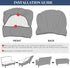 Large,83 FUANGUI Ottoman Cover Stretch Storage Ottoman Bench Slipcover Printed Folding Storage Bench Ottoman Cover