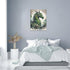 Dragon Wall Art, Green Dragon Pictures, Nature Painting, Modern Home Decoration for Bathroom, Living Room, Bedroom