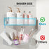 5 Pack Nieifi Adhesive Wall Shelf, Shower Shelves with Soap Holder, Shower Organizer for Bathroom Organization, Clear