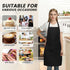TRENDBOX Bib Apron Adult Women Unisex Comfortable with Front Pocket Washable For Cooking Baking Kitchen Restaurant