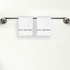 Qute Home Personalized Custom 2-Piece Washcloths Set 100% Cotton, Soft & Absorbent