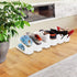 Soerreo (20 Set,White) Shoe Slot Storage Box Adjustable Shoe Rack Save Space Suitable for High Low Heels, Sneakers