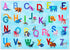 Classroom Rug Elementary Colorful Alphabet Kids Rugs for Playroom Machine Washable Nursery Rugs for ChildrenToddlers