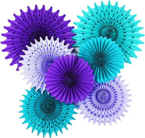 Mermaid Birthday Party Decorations Teal Purple / Wonderland Frozen Party Supplies / Under The Sea Decorations