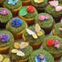 4Pcs/Set Mini Flower & Leaf Fondant Molds, Rose Daisy Sunflower Silicone Gumpaste Molds for Cake Cupcake Decoration,