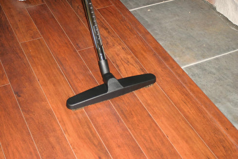 94984 12" Cen-Tec Systems Telescopic Wand and Natural Fill Floor Brush Vacuum Attachment Kit, Black