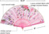BABEYOND 8pcs Floral Folding Hand Fan, Vintage Handheld Lace Folding Fan with Different Flower Patterns for Wedding