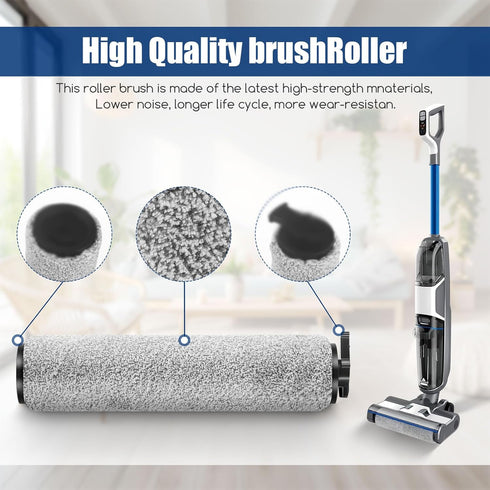 Set HF3 3649A HF3 2 2 Replacement Brush Roller Filter For Bissell Vacuum Hepa Filters Compatible with Bissell Crosswave