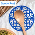 CHEFBEE 3PCS Trivets for Hot Dishes, Non-Slip Heat Resistant Silicone Trivet Mat for Kitchen Countertop, Flexible Blue