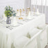 Ascoza 6 Pack Ivory Spandex Folding Chair Covers in Stretch Washable Fabric for Wedding, Party,Holidays,Celebration