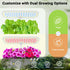 14 5L Large Hydroponics Growing System Pods, Indoor Herb Garden with LED Grow Light, Water Tank, Hydroponic Grow Kit