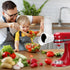 Slicer/Shredder Attachments for KitchenAid Stand Mixers, Food Slicers Cheese Grater Attachment with 3 Blades