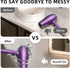 Bathroom Hair Dryer Holder, Wall Mount Hair Care Tools Holder, Chrome Finished Stainless Steel