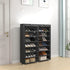 7-Tier Closet 28 JIUYOTREE Shoe Storage Organizer with Dustproof Cover - Cabinet Shelf Holds up to Pairs - For Doorway