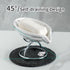 Dobbyby Leaf-Shaped Soap Dish Premium Ceramic Soap Bar Holder with Self-Drainage System Bar Soap Holder for Shower