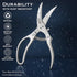 Heavy Duty Poultry Shears Meat Shears with Non-Slip Handle | Kitchen Shears for Chicken, Turkey, Bone, Vegetables