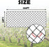 7.5x100 1/2 Meanchen Bird Netting Ft, in Mesh Heavy Duty Garden Netting for Plants, Fruit Trees, Vegetables, Extra