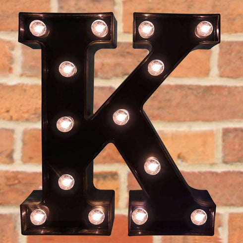 Decorative LED Illuminated Letter Marquee Sign, Alphabet Marquee Letters with Lights for Home Bar Decoration