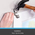 Kenney Fast Fit 5/8" No Measure Curtain Rod Brackets, Pewter