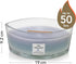 WoodWick Ellipse Trilogy Scented Candle - Calming Retreat with Crackling Wick, Burn Time Up to 50 Hours