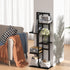 5 6 Laiensia Tier Bamboo Plant Stand Rack Potted Multiple Flower Pot Holder Shelf, Indoor&Outdoor Planter Display