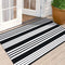 OJIA 27.5x43 Inches Door Mats Outdoor, Cotton Hand-Woven Front Door Rug, Machine Washable Layered Doormats
