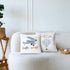 16x16 Set 2, Hot Air Balloon Airplane Nursery Decor, Hello World Adventure Awaits Airplane Hot Air Balloon Pillow Case