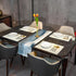 48 Inches Farmhouse Table Runners Long, Gray White Wood Grain Spring Table Runner White Table Runner Kitchen Tablecloth
