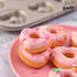 Heart Donut Pan, 6 Cavity Heavy Duty Steel Non-Stick Bundt Pans for Oven Baking (Champagne Gold)