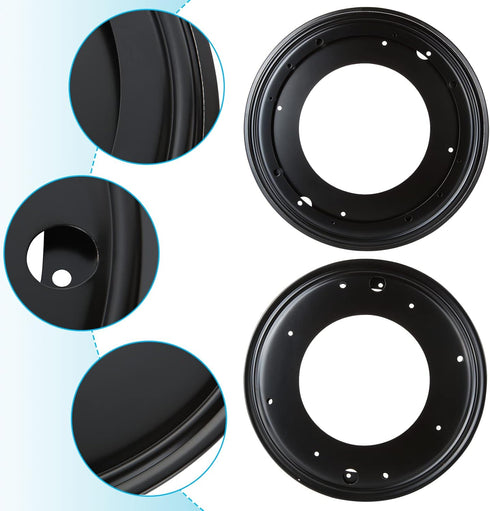4Pack 12inch 5/16 1000lbs Lazy Susan Hardware, Thick Turntable Bearings, Rotating Bearing Plate Heavy Duty for Rotating