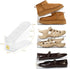 degcicx Stackers,10 Pack Closet,Transparent Shoe Slots Organizer,Adjustable Shoe Shoe Space Savers,Double Layer Shoe