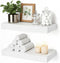 Floating Shelves for Wall White Shelves Bathroom, Bedroom and Living Room, Wall