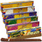 Satya Incense Sticks Variety Pack #1 - Incense Stick Holder Bundle with 6 Natural Series Fragrances