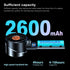 Handheld Fan, Portable Turbo Fan with 7000rpm High-Speed Motor, USB Rechargeable Mini Fan for Travel/Outdoor/Gift