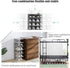 6-Tier Closet, Narrow Shoe Rack for Small Entryways, Space-Saving Adjustable Stackable Shelves, Free Standing Shoe