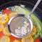 Skimmer Spoon - Stainless Steel Spider Strainer for Cooking, Frying, Skimming Grease, Foam, and Gravy
