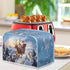 Santa Claus Deer Toaster Covers - 2 Slice Christmas Kitchen Dustproof Decorative Accessories with Top Hook