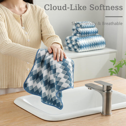 8 Set |2 Towels,2 Towels,4 600GSM Set Piece Bathroom Towel Oversized Bath Hand Washcloths| Soft Hotel Towel Large Bath