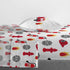 4 Set Set Jay Franco Trend Collector Go Fire Truck Go Piece Toddler Bed - Includes Comforter & Sheet - Super Soft Fade